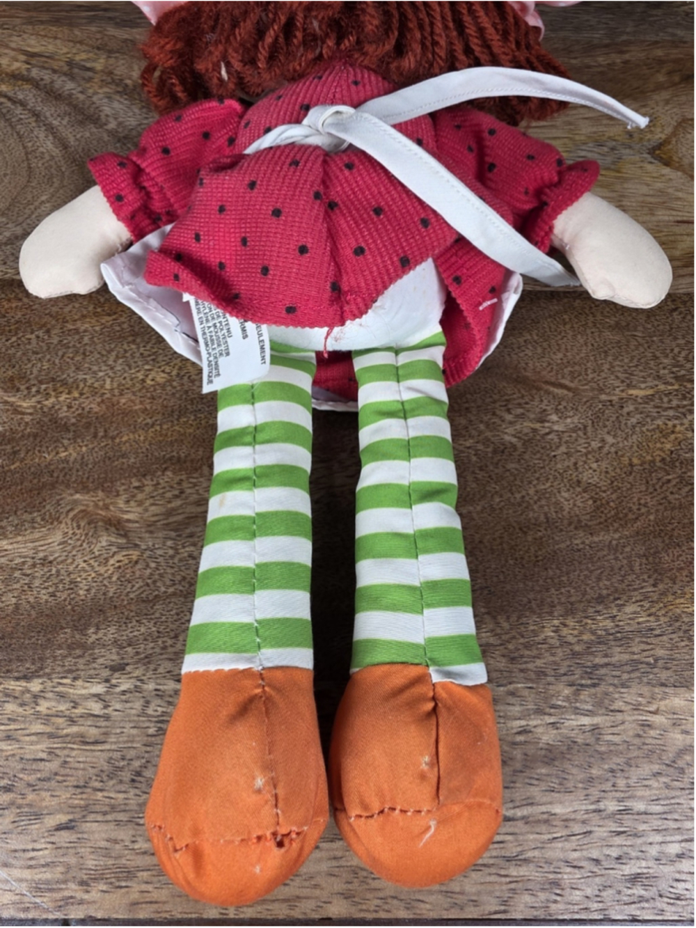 Strawberry Shortcake Doll 2016 Bridge Direct Classic Retro Rag Doll 15 Inch - Picture 5 of 9